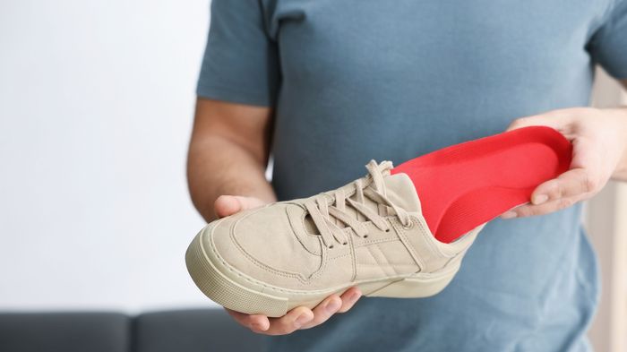 Orthopädische Einlage im Schuh